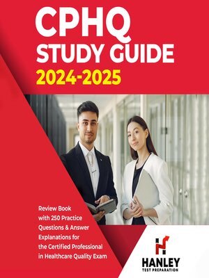 cover image of CPHQ Study Guide 2024-2025